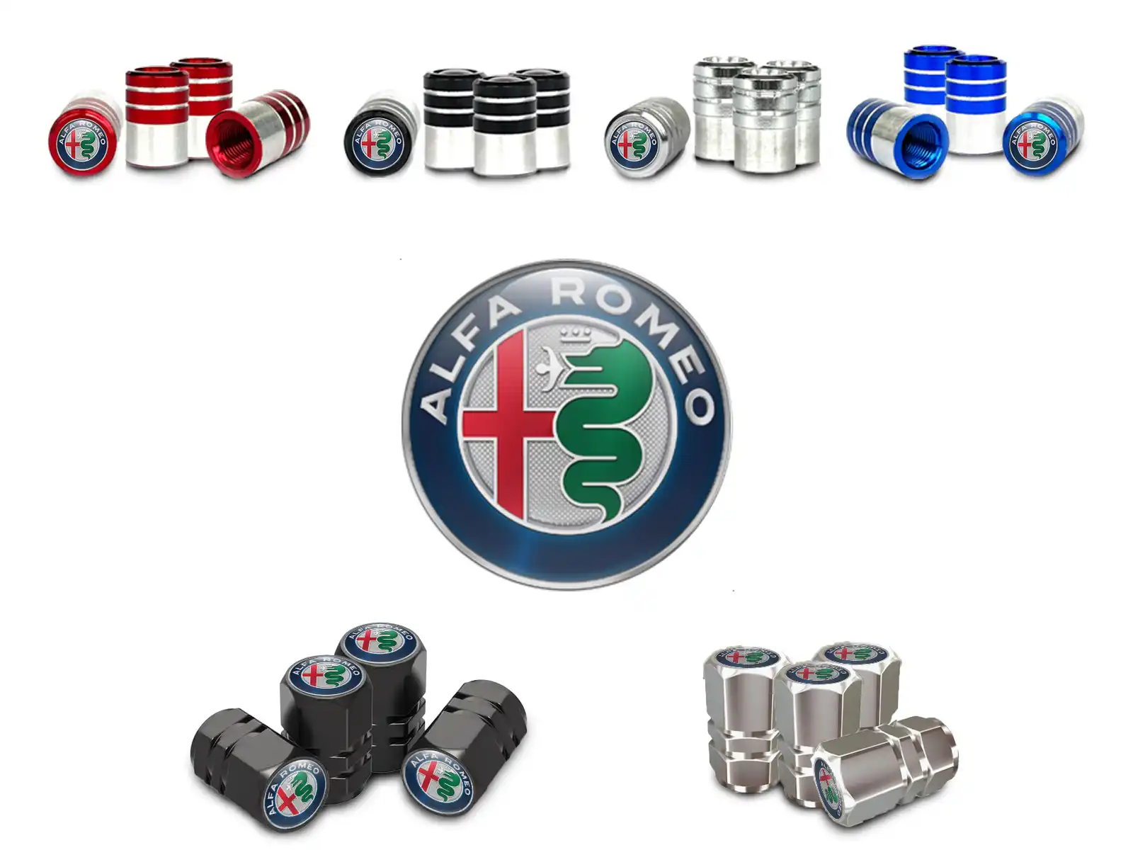 Alfa Romeo Protections Valve Roues Camion Custom